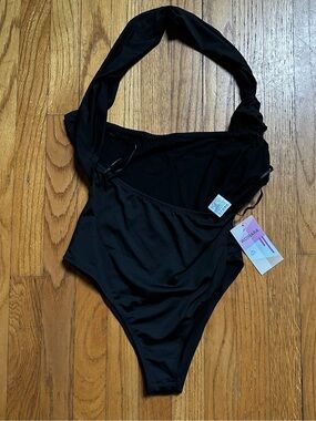 Black One-Piece Swimsuit